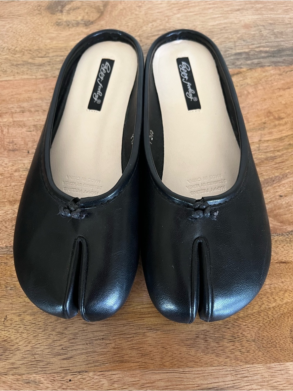 Happy Feeling Ballet Flat Split Toe Slip Woman Slip on Shoes Size 38